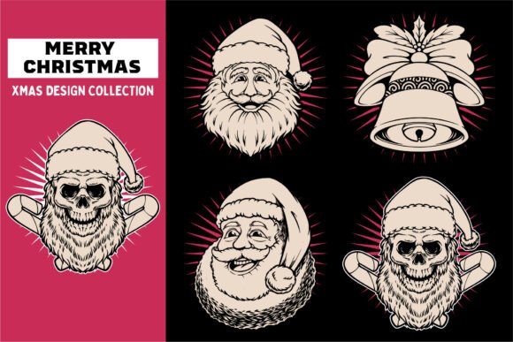 Bringing Back the Magic: Why a Retro Santa Claus Christmas Illustration Elevates Your Design Projects