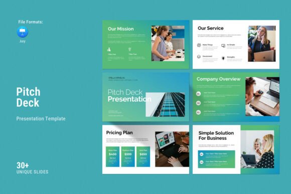 Business Pitch Deck Keynote Template