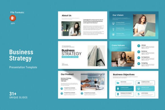 Business Strategy PowerPoint Template for Professional Presentations