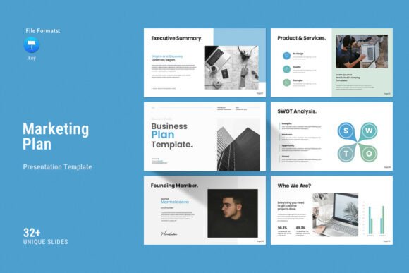 Elevate Your Business Pitch: The Strategic Advantage of a Modern Biz Plan Presentation Template