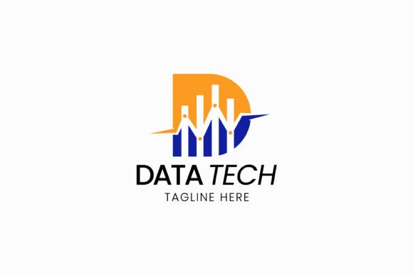 Evaluating the Letter D Abstract Symbol Logo Data Tech for Corporate Rebranding