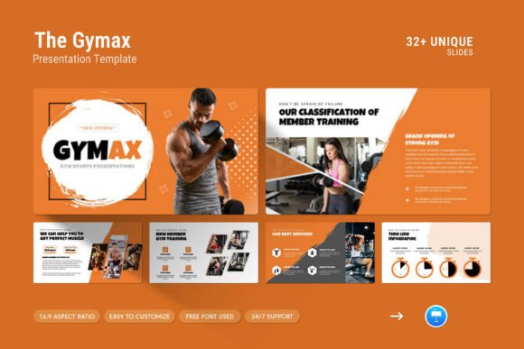 Gymax Keynote Presentation Template: Your Blueprint for Polished, Professional Visual Storytelling