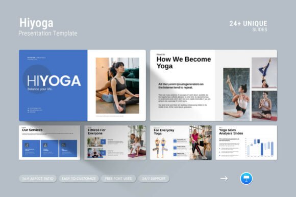 Hiyoga Yoga Class Ketnote Template