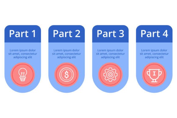 Infographic Showing Four Distinct Parts: A Strategic Tool for Clear Communication