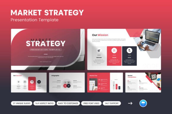 Market Strategy Keynote Template – A Professional Framework for Strategic Presentations