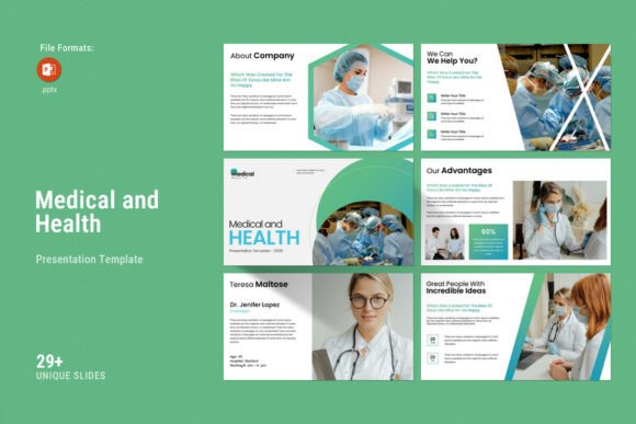 Medical Health Presentation Template: Clean Design for Clear Communication
