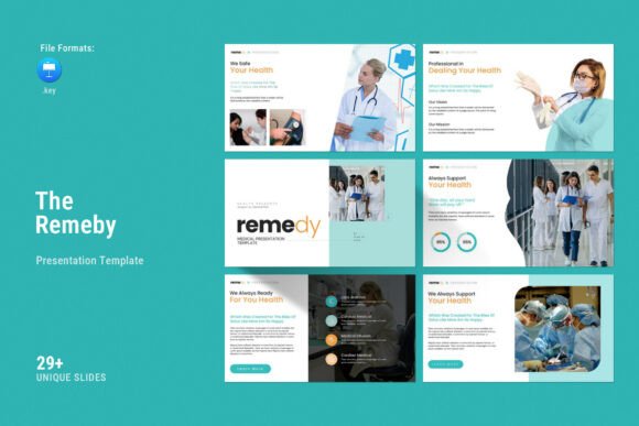 Remedy Medical Keynote Template: Elevate Your Healthcare Presentations with Professional Design