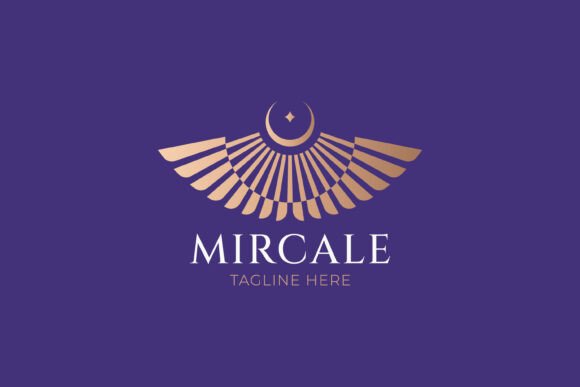 The Abstract Crescent Moon Light Wings Logo: Symbolism, Design Precision, and Versatile Branding